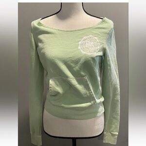 Super Trendy Green Long Sleeve Top